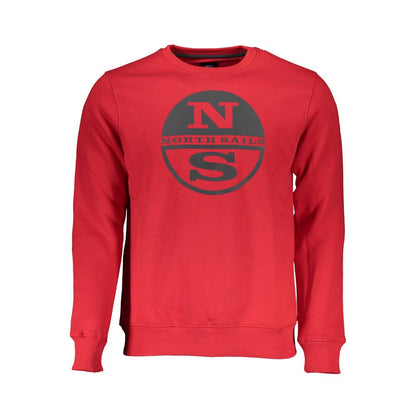 North Sails Red Cotton Sweatshirt