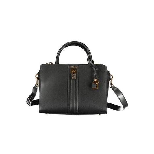 Guess Jeans Black Polyethylene Handbag GU-17254