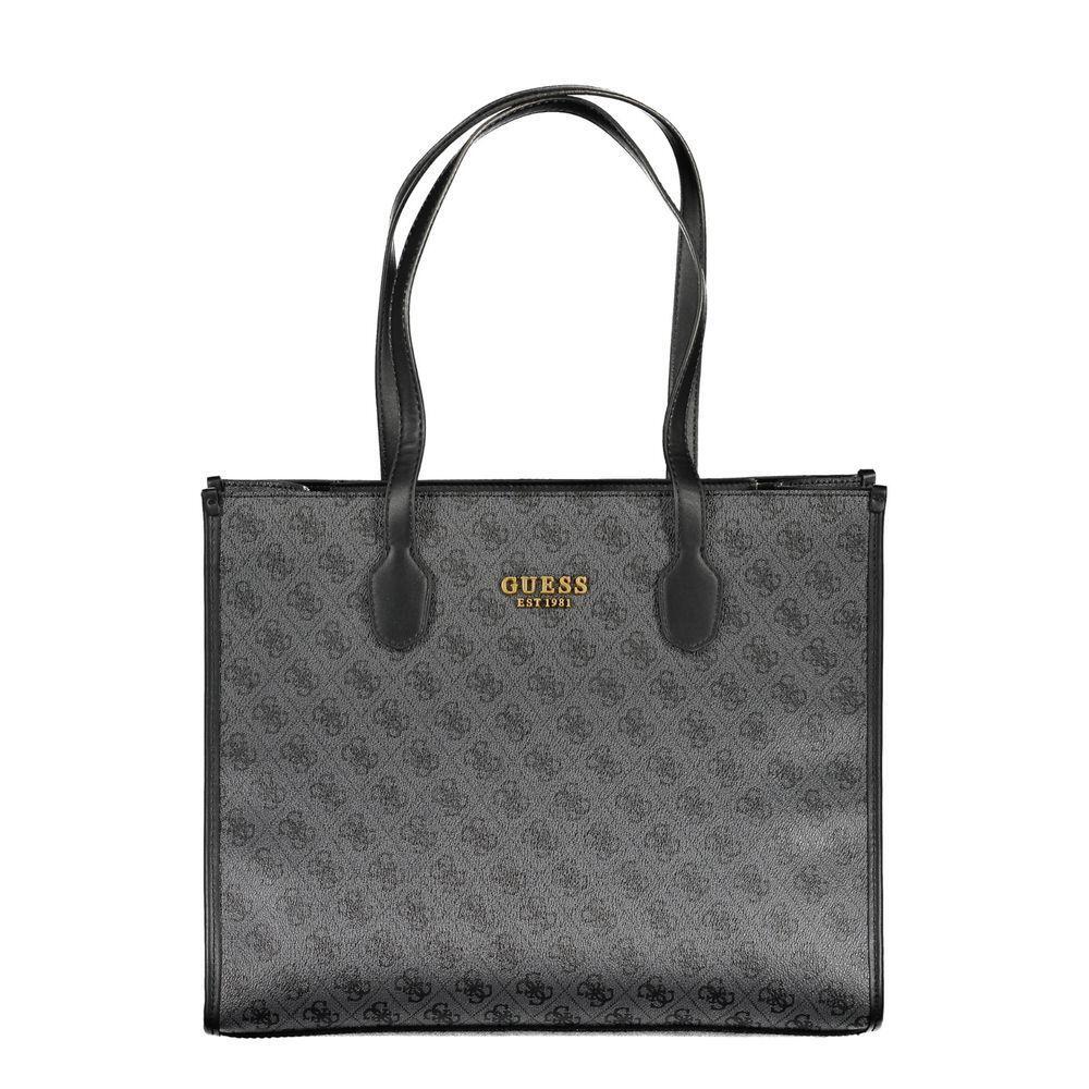 Front view with bag zipped and handles upright.