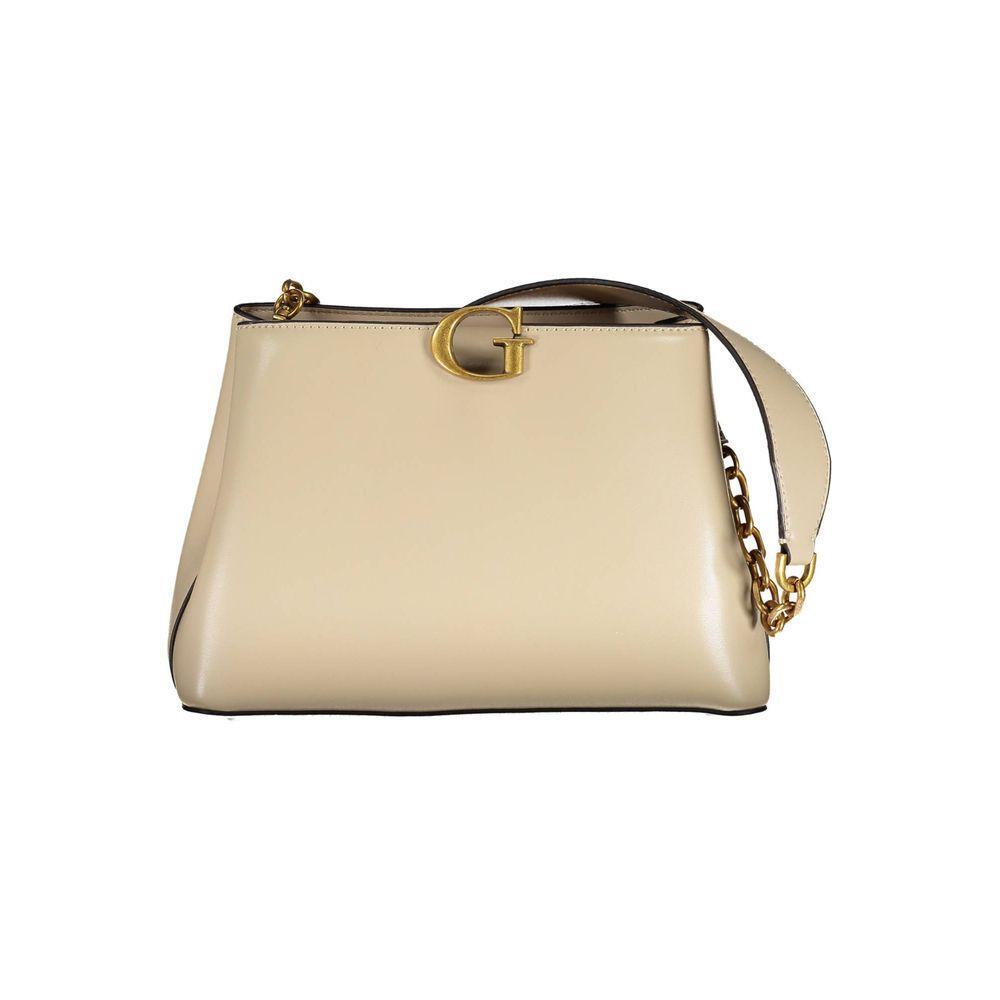 Guess Jeans Beige Polyethylene Handbag GU-17530