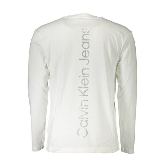 Calvin Klein White Cotton T-Shirt CA-18036-S