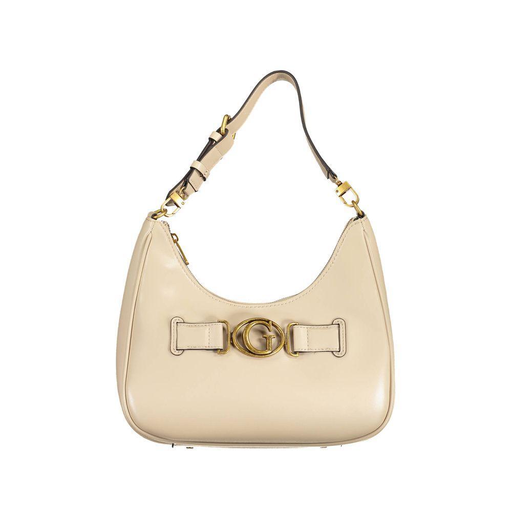 Guess Jeans Beige Polyethylene Handbag GU-18052