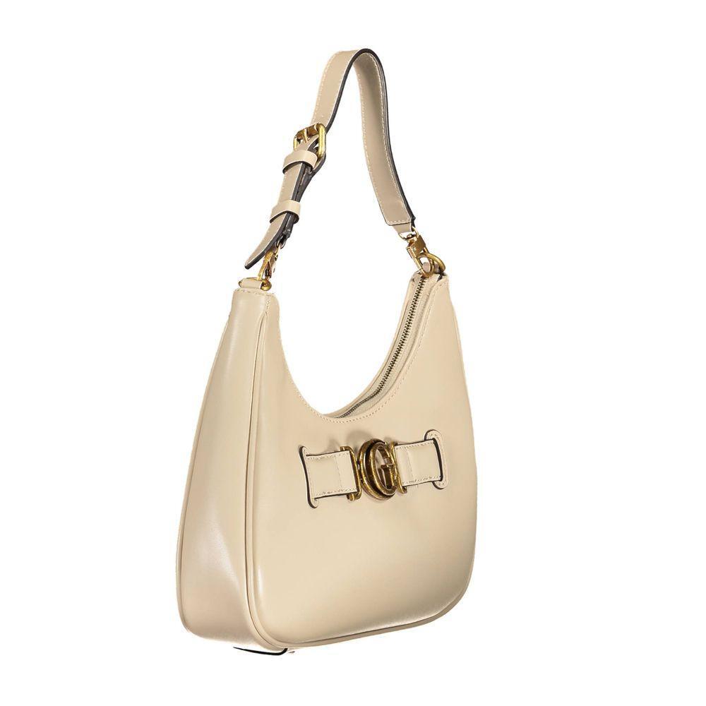 Guess Jeans Beige Polyethylene Handbag GU-18052