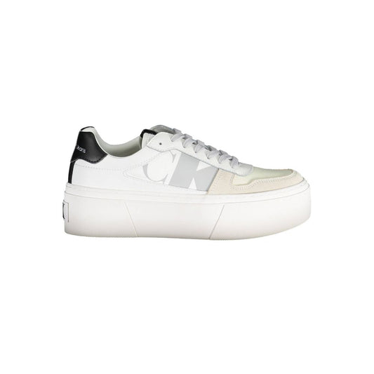 Calvin Klein White Polyester Sneaker