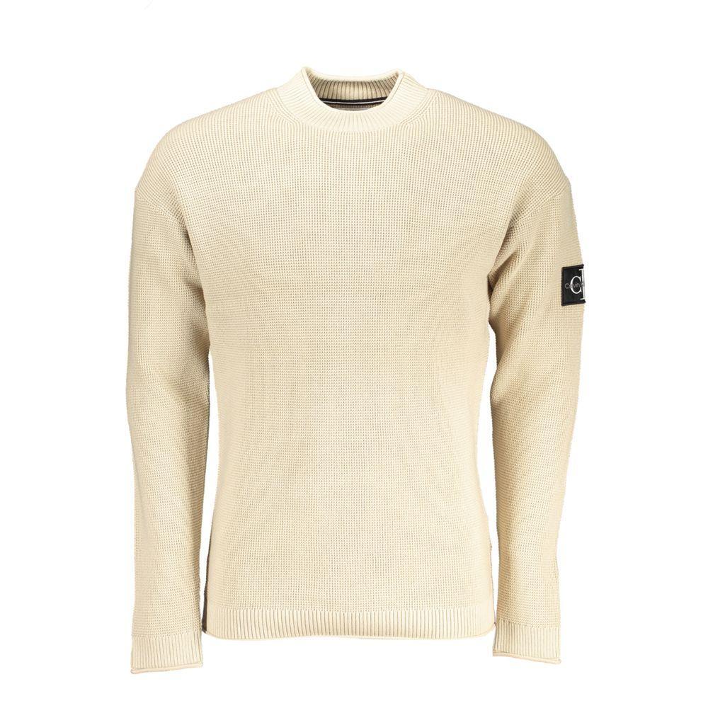 Calvin Klein Beige Cotton Sweater CA-25467-S