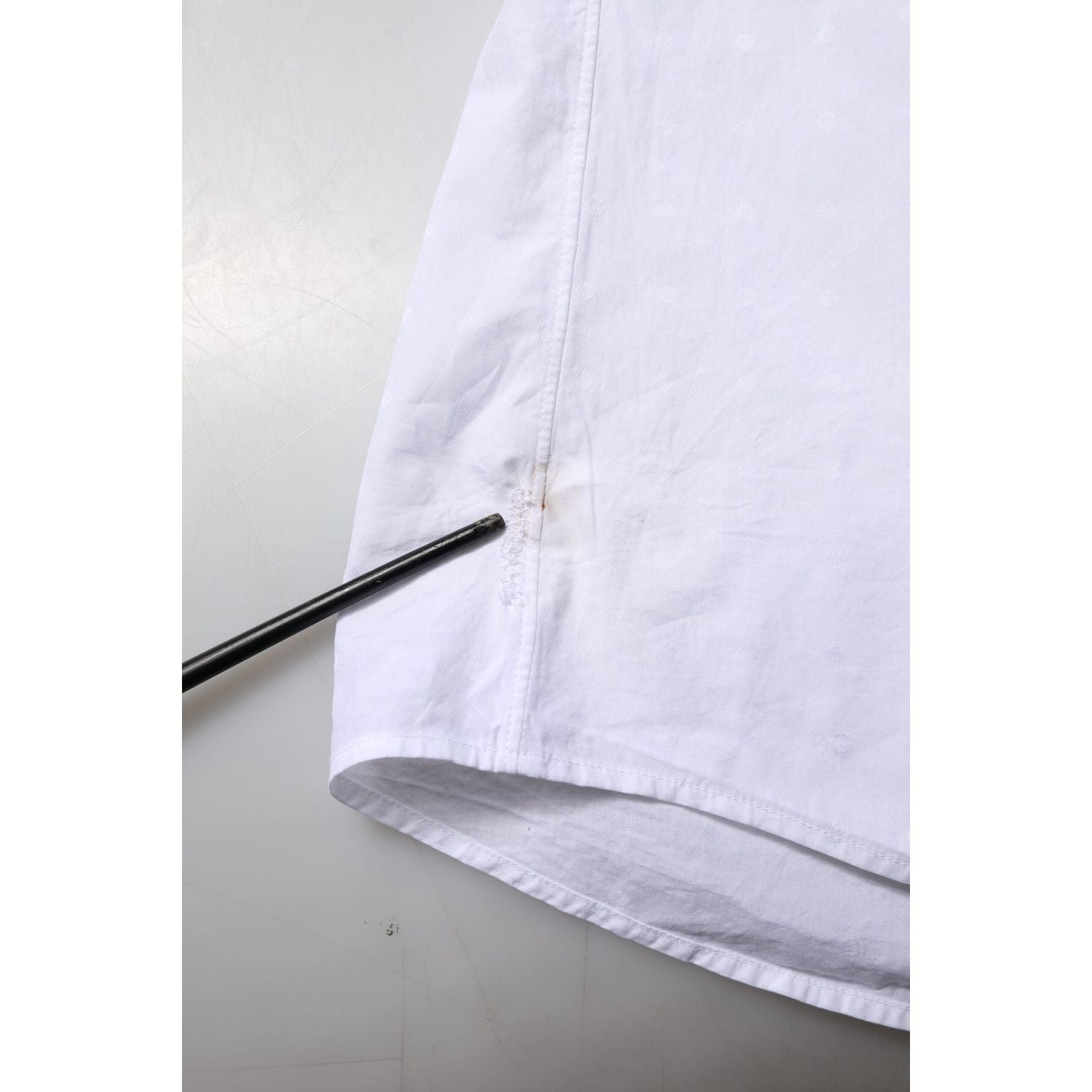 Dolce & Gabbana White Cotton GOLD Dress Formal Shirt