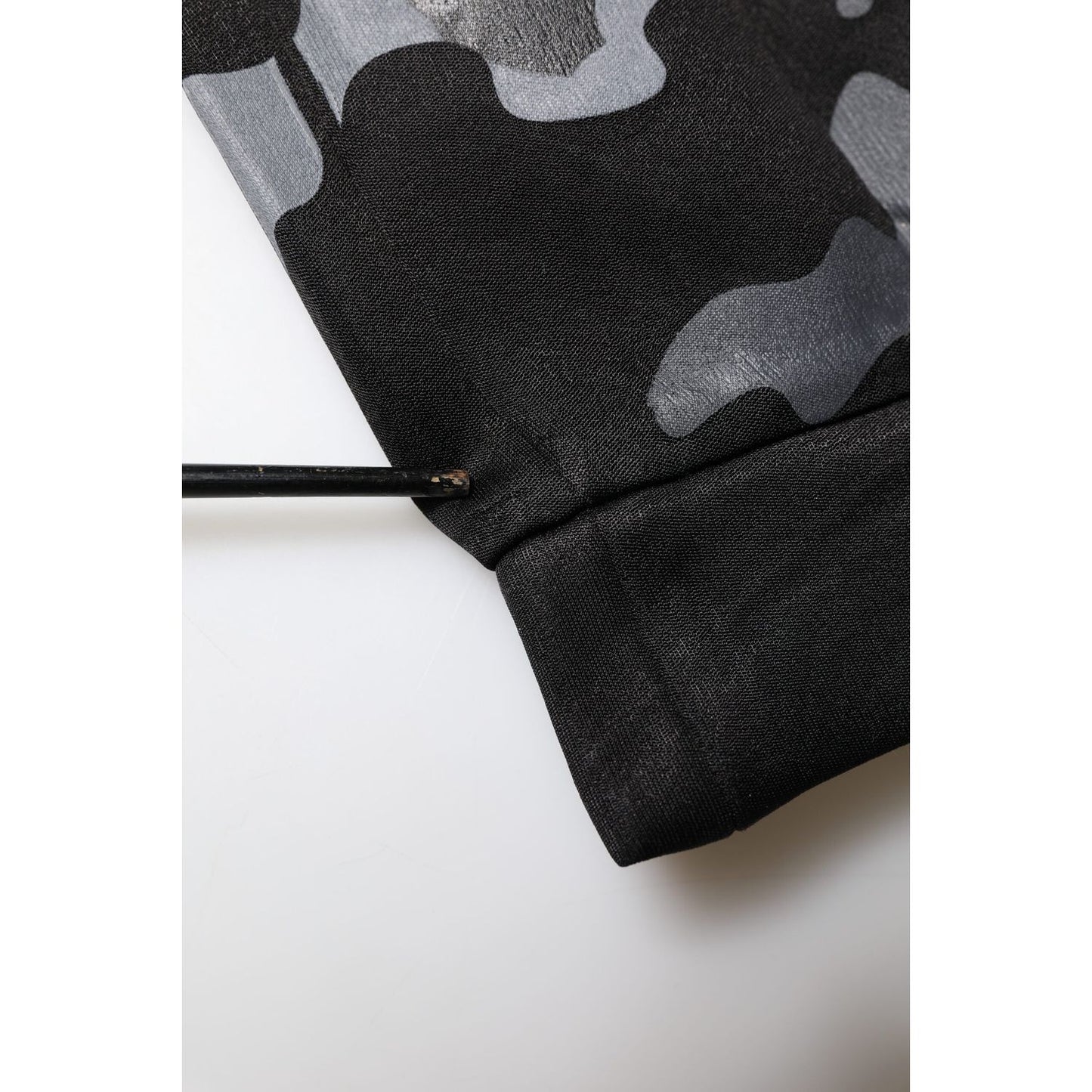 Dolce & Gabbana Black Camouflage Pullover Sweatshirt Sweater