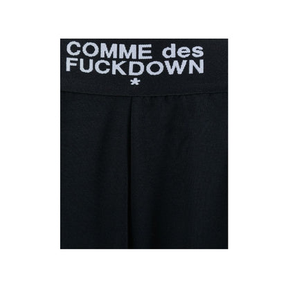 Comme Des Fuckdown Black Polyester Women Palazzo Trousers