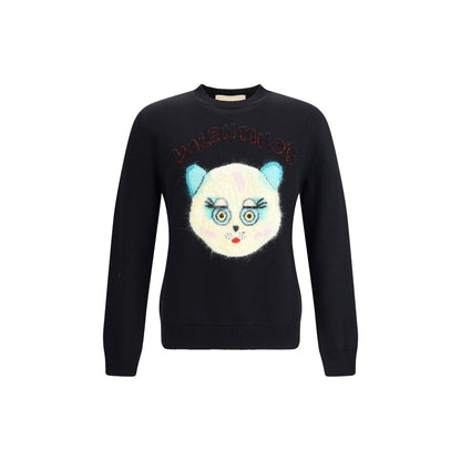 Valentino Black Cotton Sweatshirt