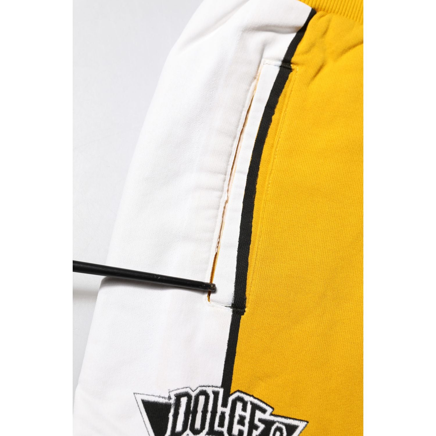 Dolce & Gabbana Yellow Cotton Casual Sweatpants Jogger Pants