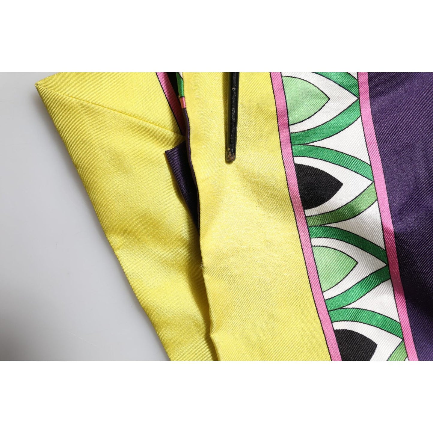 Dolce & Gabbana Blue Floral Print Silk Long Sleeves Wrap Robe