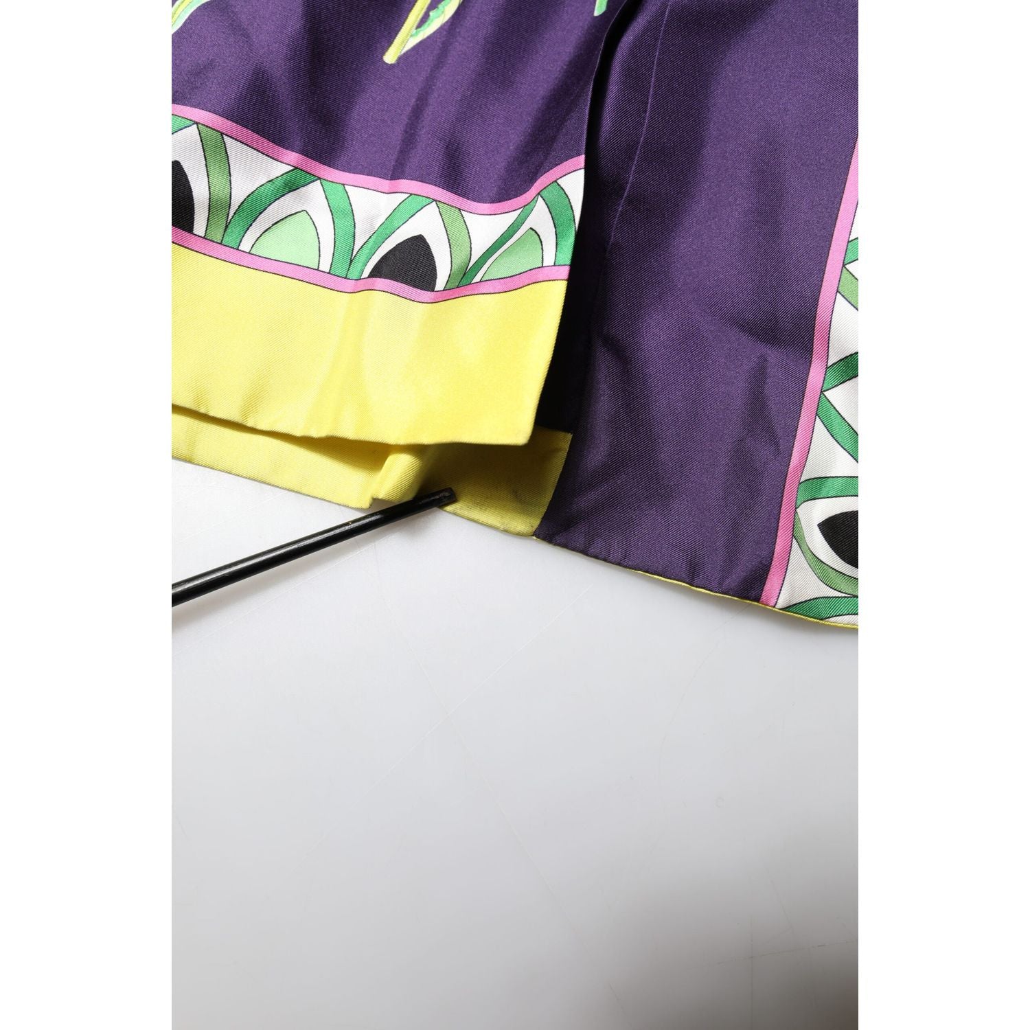 Dolce & Gabbana Blue Floral Print Silk Long Sleeves Wrap Robe