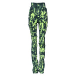 Dolce & Gabbana Green Color Splash High Waist Denim Jeans