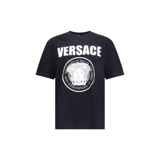 Versace T-Shirt with iconic Medusa head VE-10133021A150831B000-S