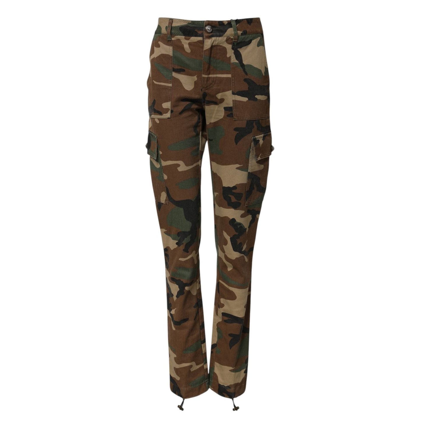 Dolce & Gabbana Multicolor Camouflage Cargo Pants