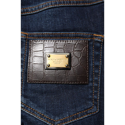 Dolce & Gabbana Blue GRACE High Waist Skinny Denim Jeans