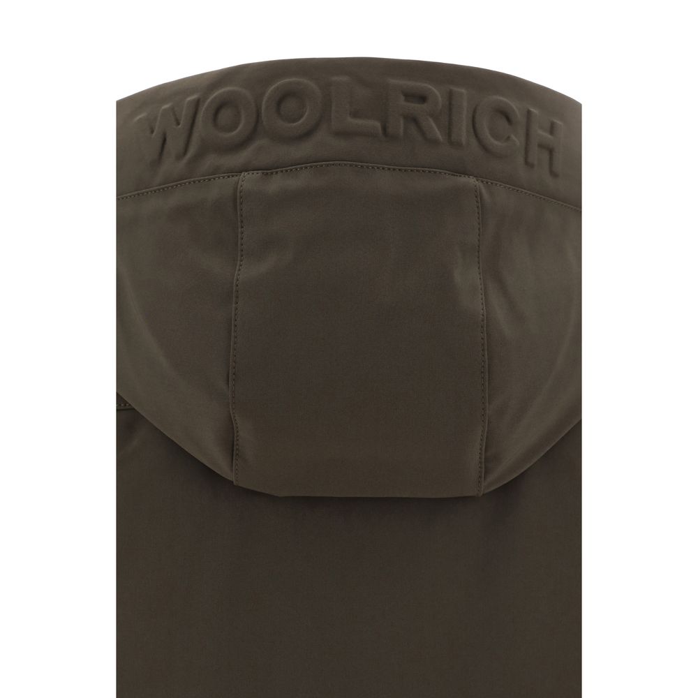 Woolrich Green Polyester Shell Jacket