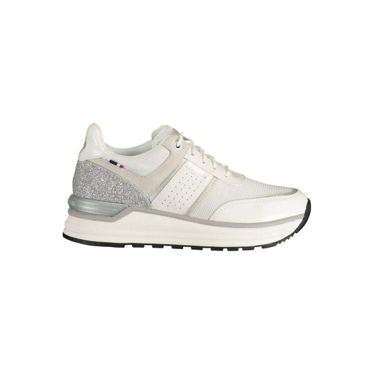 U.S. POLO ASSN. White Polyester Sneaker