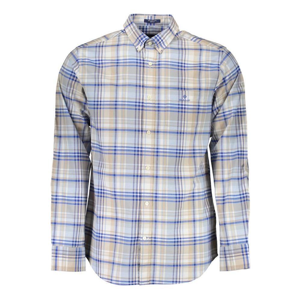 Gant Blue Cotton Shirt GA-14159-S