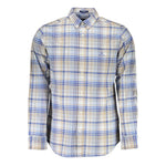 Gant Blue Cotton Shirt GA-14159-S
