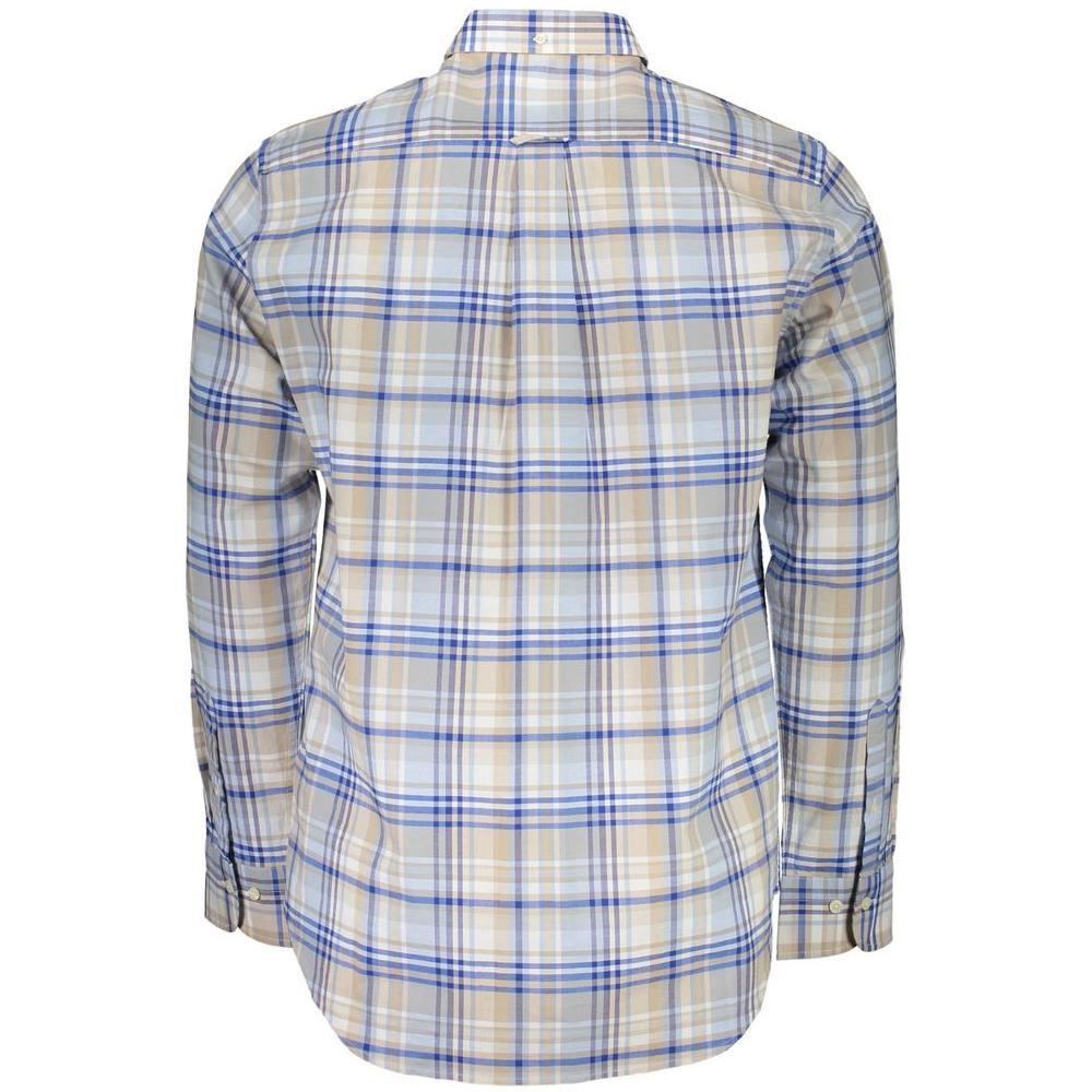 Gant Blue Cotton Shirt GA-14159-S