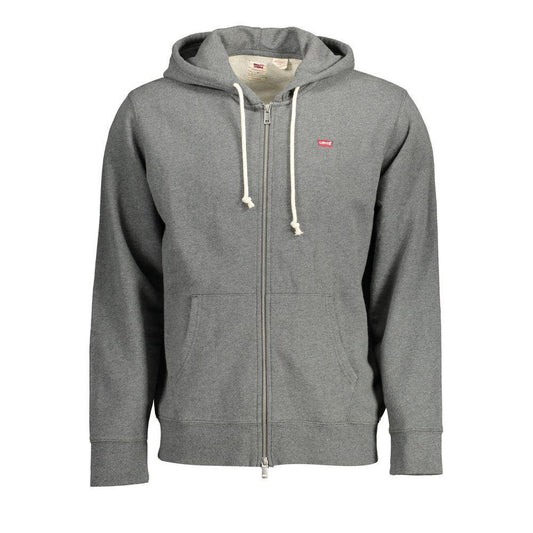Levi's Gray Cotton Sweater LE-16118-XXL