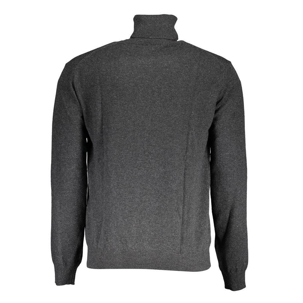 La Martina Gray Wool Sweater LA-17147-M