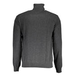 La Martina Gray Wool Sweater LA-17147-M