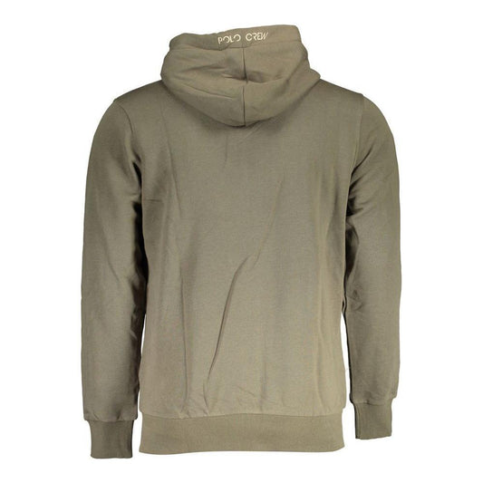 La Martina Green Cotton Sweater LA-17152-L