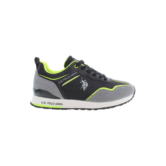 U.S. POLO ASSN. Black Polyester Sneaker