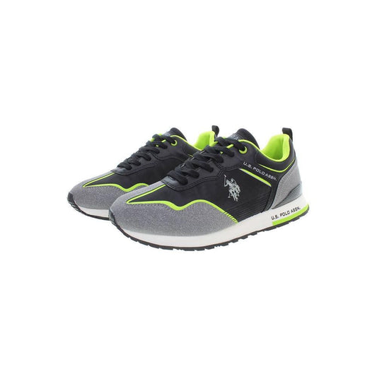 U.S. POLO ASSN. Black Polyester Sneaker