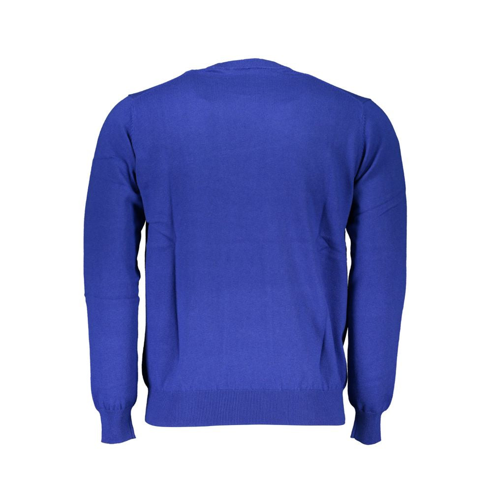 Harmont & Blaine Blue Cotton Men Sweater