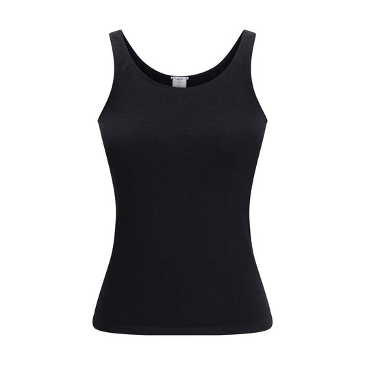 Wolford Black Cotton Top