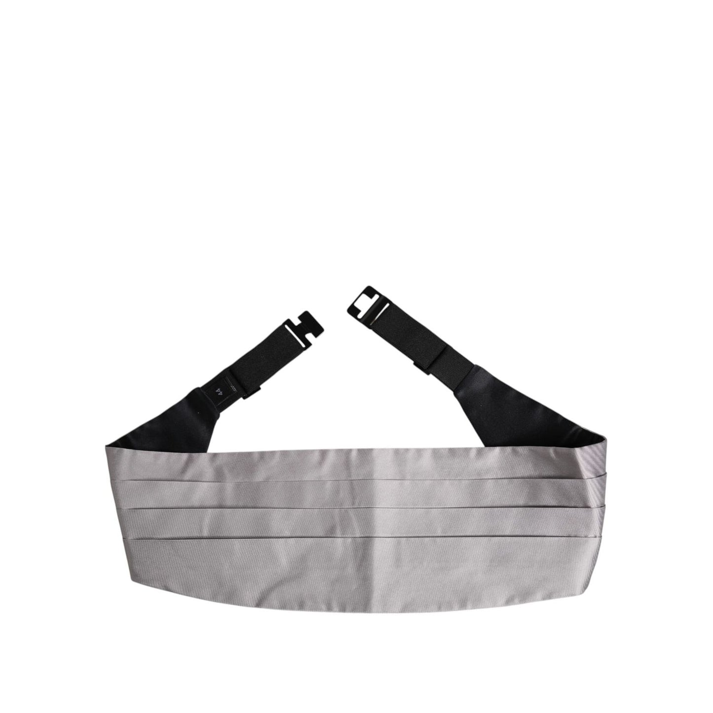 Dolce & Gabbana Gray Men 100% Silk Belt Wide Waist Cummerbund