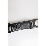 Dolce & Gabbana Black Classic Leather DG Logo Buckle Belt
