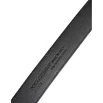 Dolce & Gabbana Black Leather Classic Metal DG Buckle Belt BEL9468-110