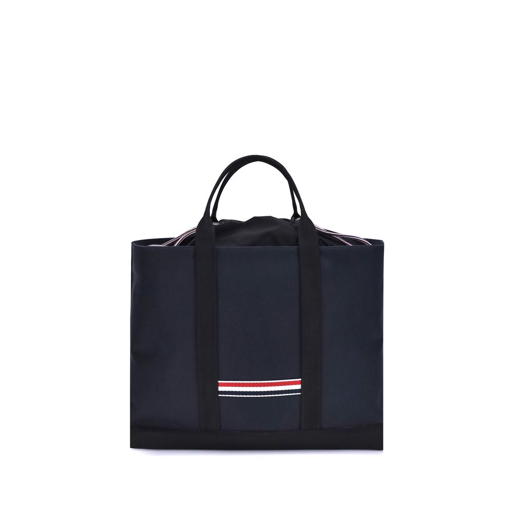 Thom Browne Blue Calf Leather Bos Taurus Handbag