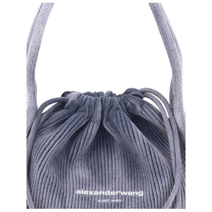 Alexander Wang Light Blue Cotton Shoulder Bag