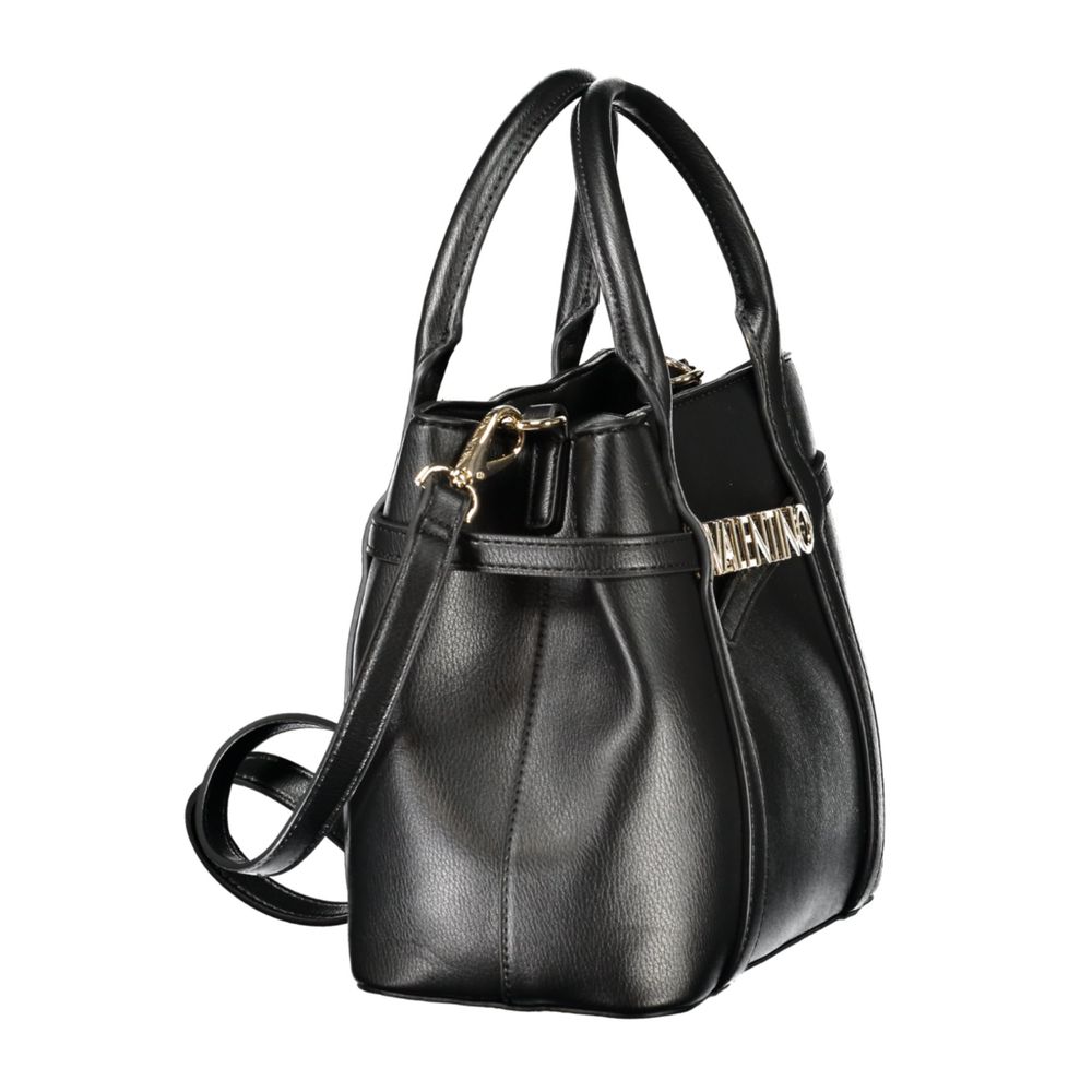 Front view with bag zipped and handles upright.