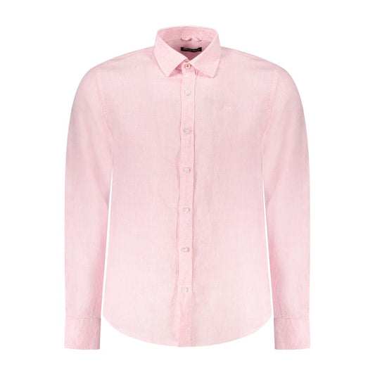 North Sails Pink Linen Shirt NO-38901-L