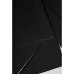 Dolce & Gabbana Black Wool High Waist Wide Leg Pants