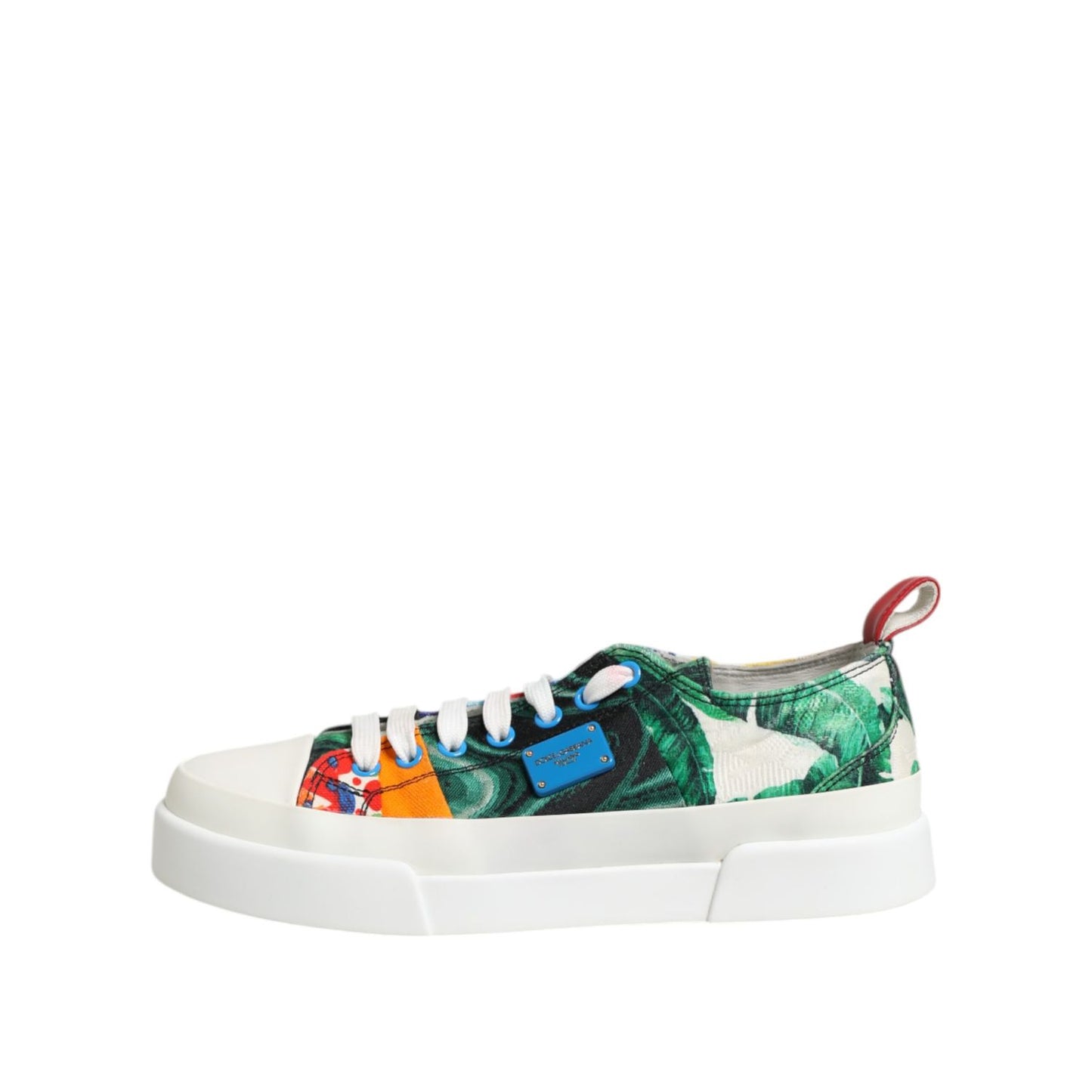Dolce & Gabbana Multicolor Patchwork Low Top Sneakers Shoes