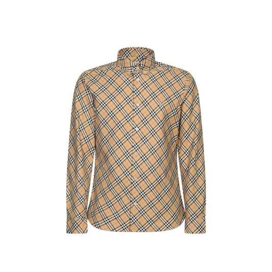 Burberry Sand Check Shirt BU-8848338813140-S