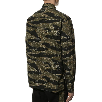 Dolce & Gabbana Green Cotton Pattern Shirt