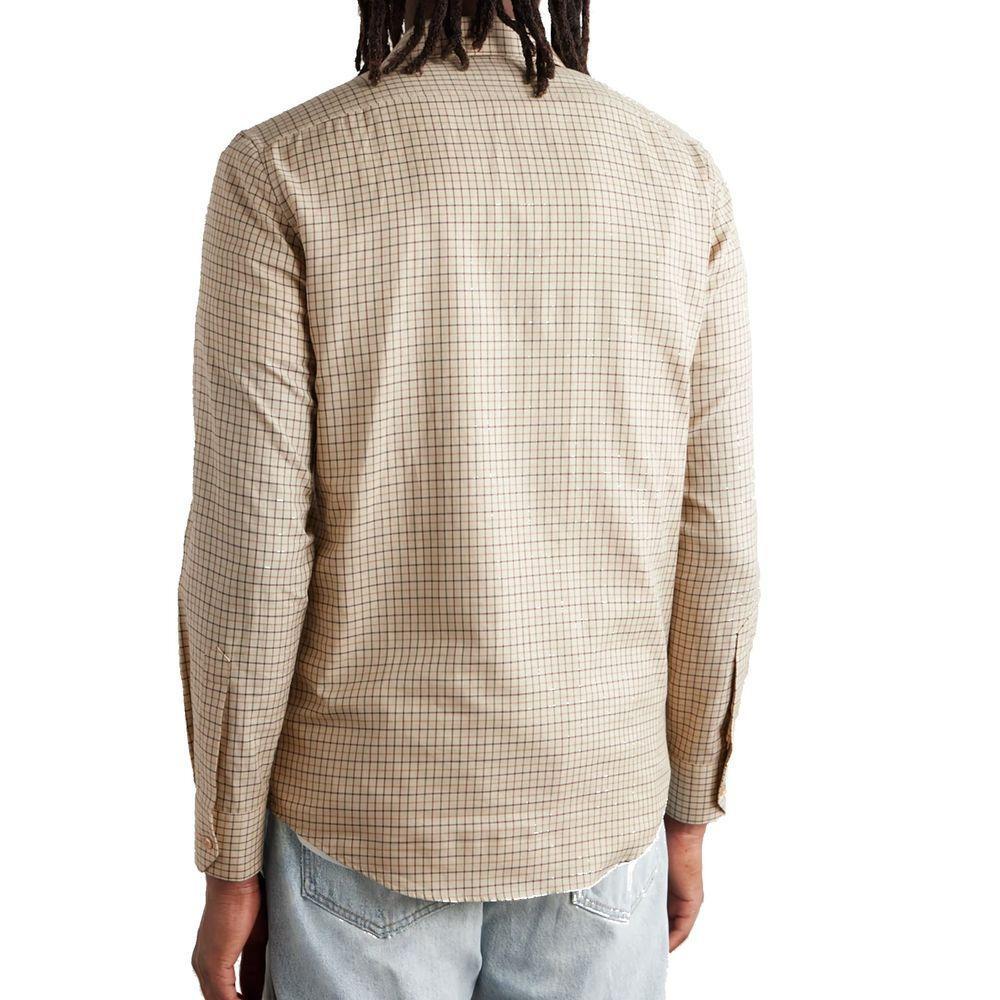 Celine Logo-Embroidered Checked Cotton Shirt CE-8815557148884-42