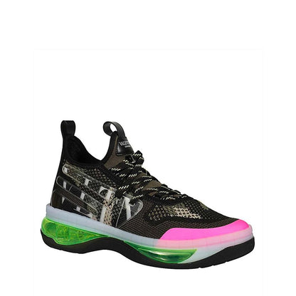 Valentino Garavani Black Fabric Athletic Sneakers