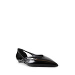 Prada Brushed Leather Cut-Out Ballerina Flats PR-8802736931028-38