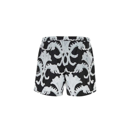 Valentino Black Polyamide Shorts