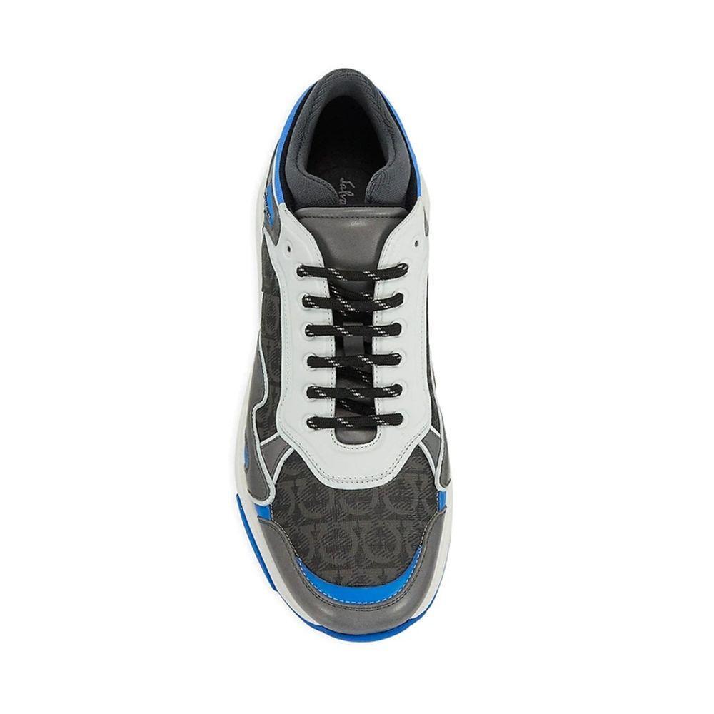 Salvatore Ferragamo Leather Logo Sneakers