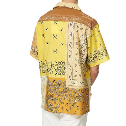 Kenzo Yellow Cotton Pattern Shirt